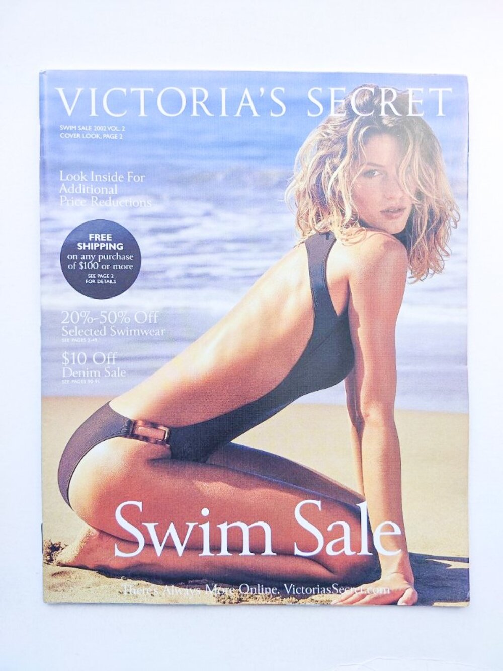 Victoriaโs Secret Swim Sale 2002 Vol 2 Catalog Gisele Bรผndchen Swimwear Vintage